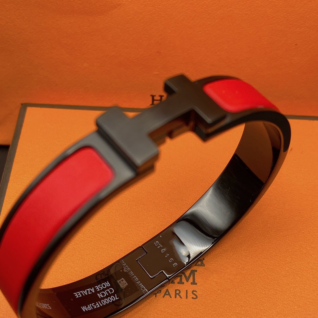 [Angela Schmuck]CLIC HM SO SCHWARZ ROT ARMBAND