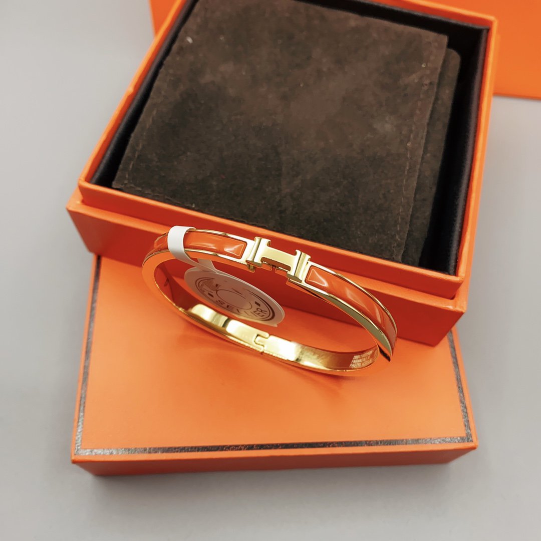 [Angela Jewellery]KLASSISCHES HM CLIC ROT 8MM EMAILLE ARMBAND