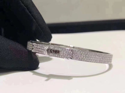 [Angela Jewellery]HM KELLY ARMBAND AUS SILBER MIT VOLLSTÄNDIGEM PAVE-DIAMANT