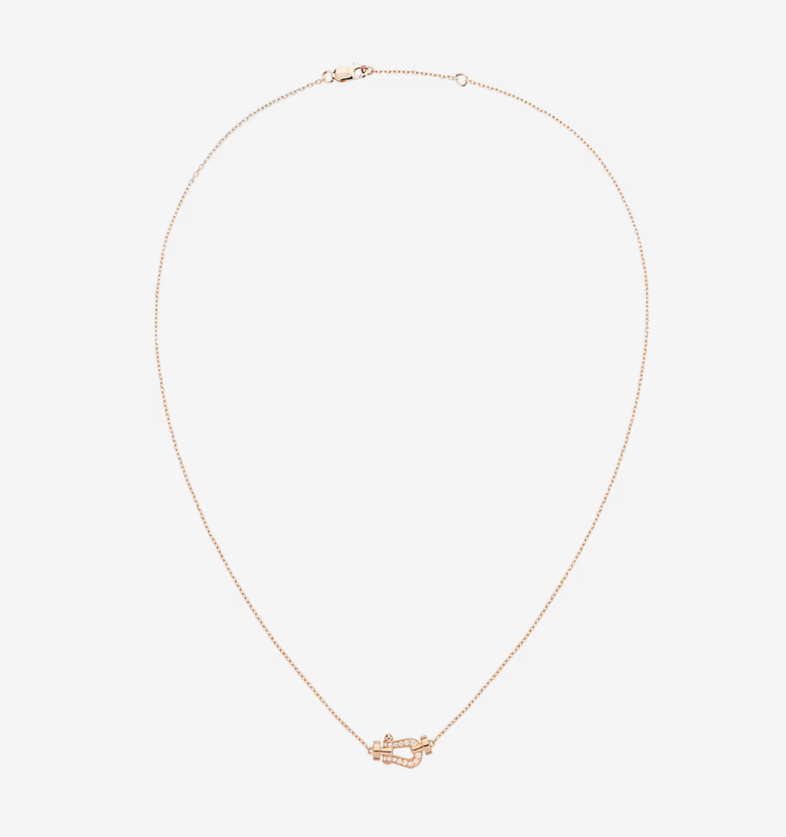 [Angela Jewellery]FORCE 10 DIAMANT ROSGOLD HALSKETTE MINIMODELL