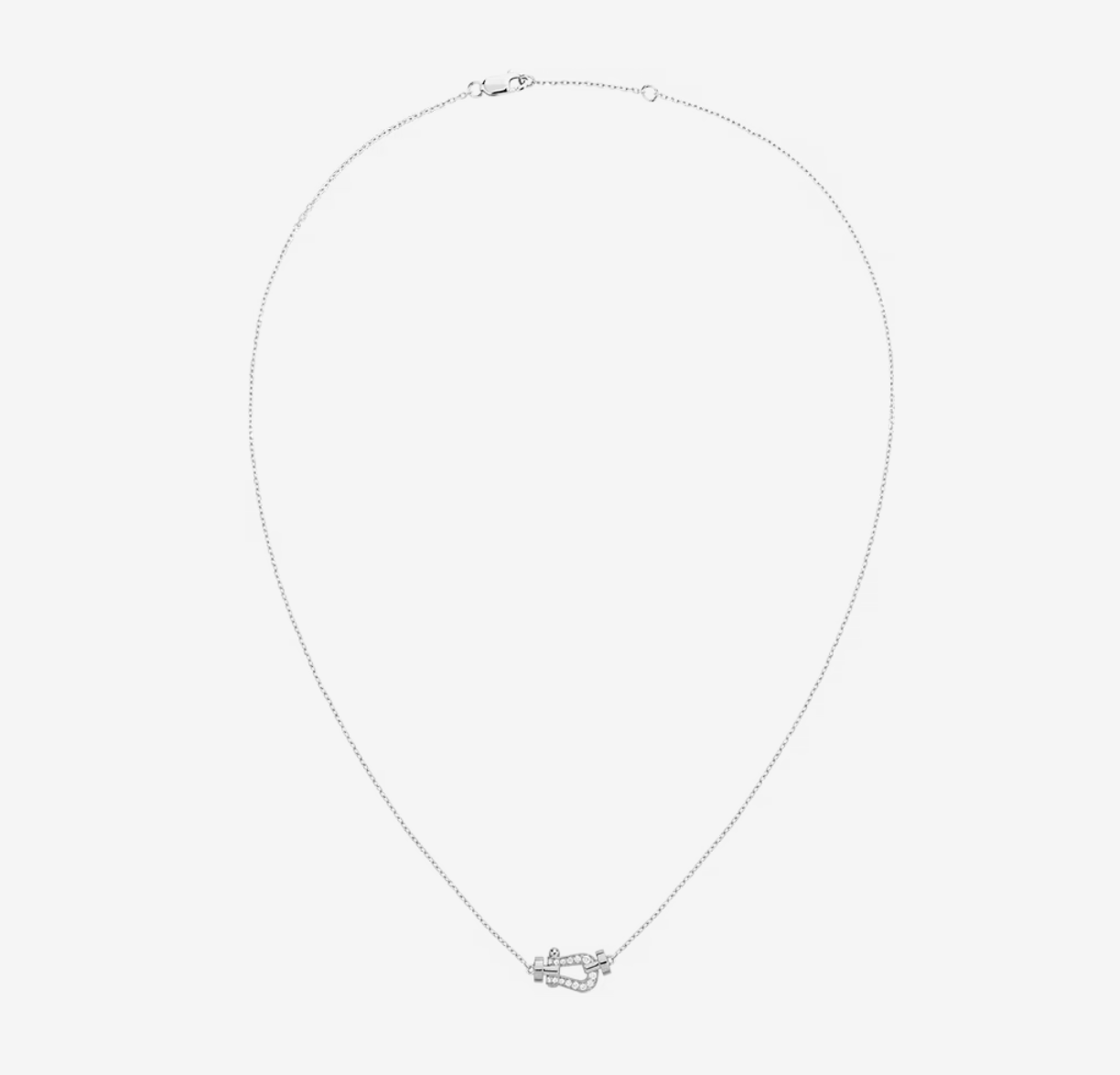[Angela Schmuck]FORCE 10 DIAMANT-SILBER-HALSKETTE MINI-MODELL