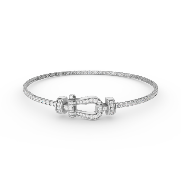 [Angela Schmuck]FORCE HORSESHOE DIAMOND TENNIS ARMBAND 