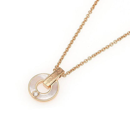 [Angela Schmuck]GARI HALSKETTE ROSA GOLD MOP