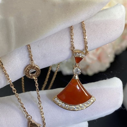 [Angela Jewellery]DREAM NECKLACE CARNELIAN DIAMOND
