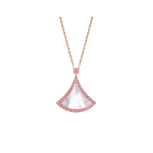 [アンジェラジュエリー]ドリームネックレス モップ ダイヤモンド ピンク