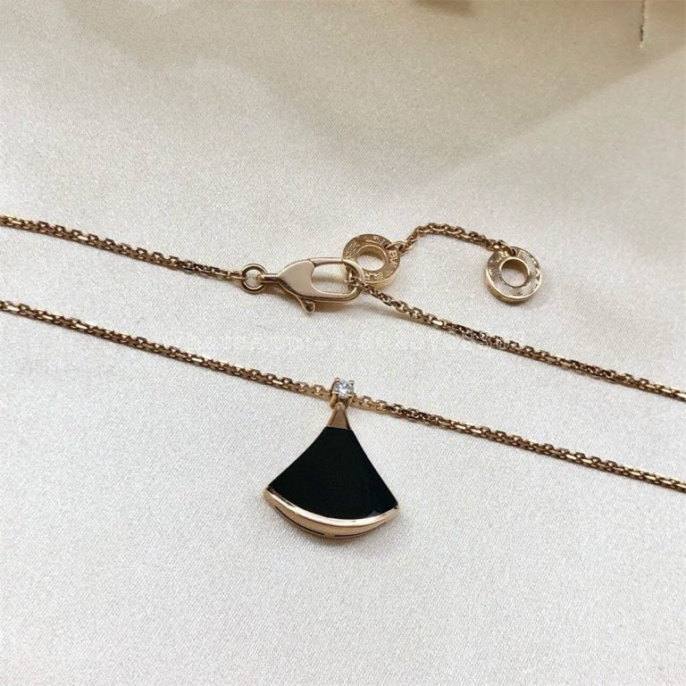 [Angela Schmuck]TRAUM HALSKETTE ONYX 1 DIAMANT