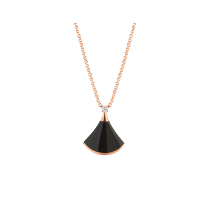 [Angela Schmuck]TRAUM HALSKETTE ONYX 1 DIAMANT