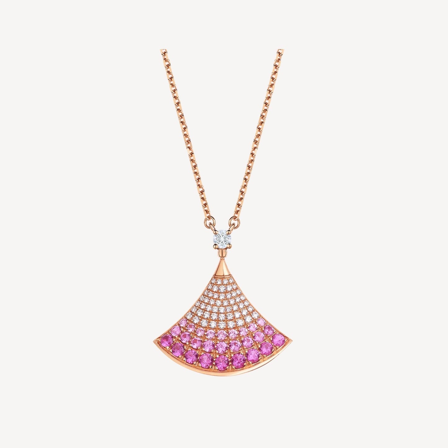 [Angela Schmuck]TRAUM HALSKETTE ROSA GOLD ROSA DIAMANT