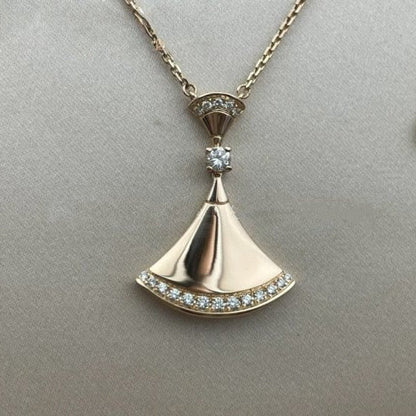 [アンジェラジュエリー]ドリームネックレス ピンクゴールド ダイヤモンド
