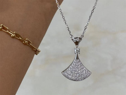[アンジェラジュエリー]ドリームネックレス シルバー フルダイヤモンド