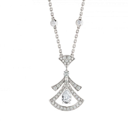 [Angela Schmuck]TRAUM HALSKETTE WEISSER DIAMANT SILBER