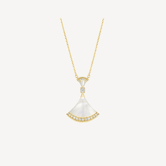 [アンジェラジュエリー]ドリームネックレス モップ ゴールド ダイヤモンド