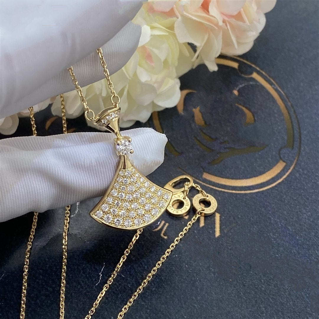 [Angela Schmuck]TRAUM HALSKETTE GOLD VOLLER DIAMANT