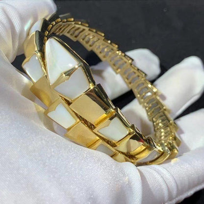 [アンジェラジュエリー]セルペンティ ブレスレット モップ ゴールド