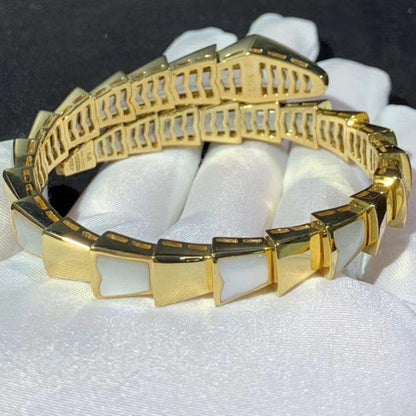 [アンジェラジュエリー]セルペンティ ブレスレット モップ ゴールド