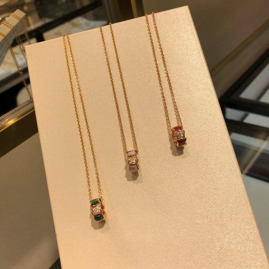 [Angela Schmuck]SERPENTI ANHÄNGER DIAMANT HALSKETTE