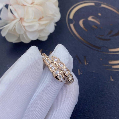 [Angela Jewellery]SERPENTI RING ROTGOLD DIAMANT 4MM