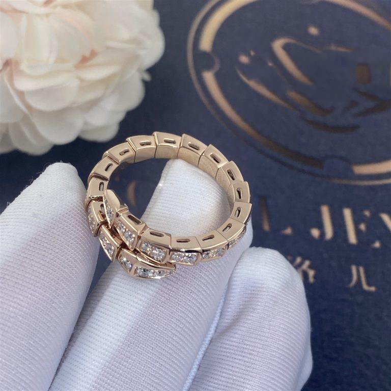 [Angela Jewellery]SERPENTI RING ROTGOLD DIAMANT 4MM