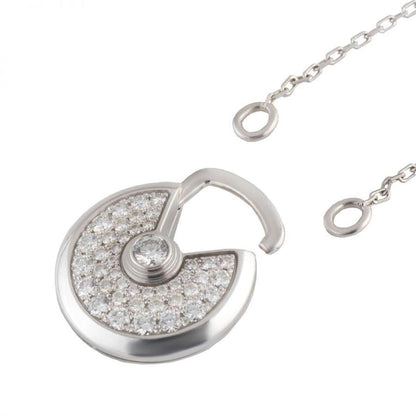 [Angela Schmuck]AMULETT SILBER VOLLDIAMANT HALSKETTE