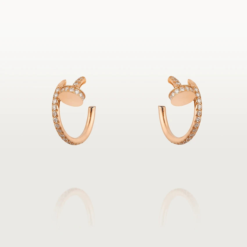 [Angela Schmuck]JUSTE OHRRINGE 12,75MM ROTGOLD DIAMANT