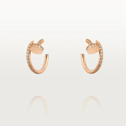 [Angela Schmuck]JUSTE OHRRINGE 12,75MM ROTGOLD DIAMANT
