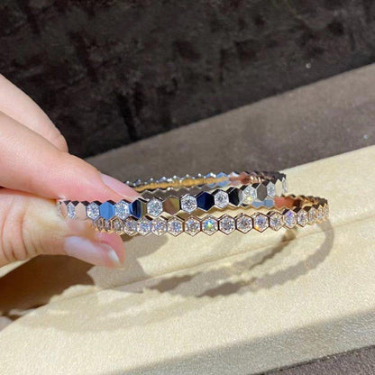 [Angela Schmuck] BEE LOVE GOLD ARMBAND VOLLER DIAMANT 