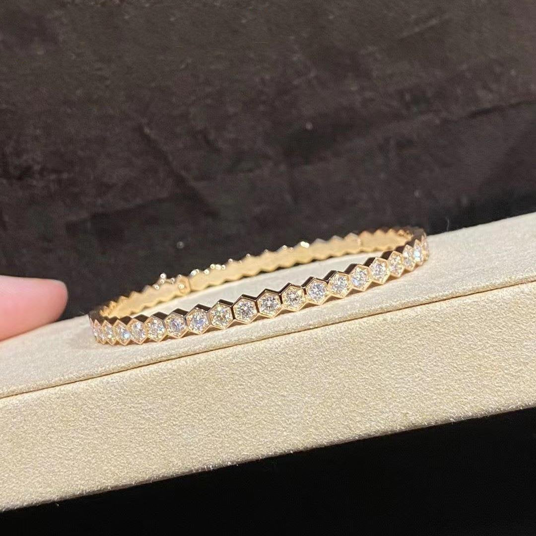 [Angela Schmuck] BEE LOVE GOLD ARMBAND VOLLER DIAMANT 