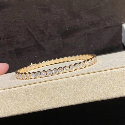 [Angela Schmuck] BEE LOVE GOLD ARMBAND VOLLER DIAMANT 