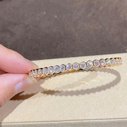 [Angela Schmuck] BEE LOVE GOLD ARMBAND VOLLER DIAMANT 