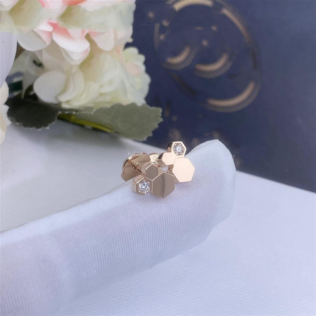 [Angela Schmuck] BEE LOVE ROSÉGOLD DIAMANT OHRRINGE
