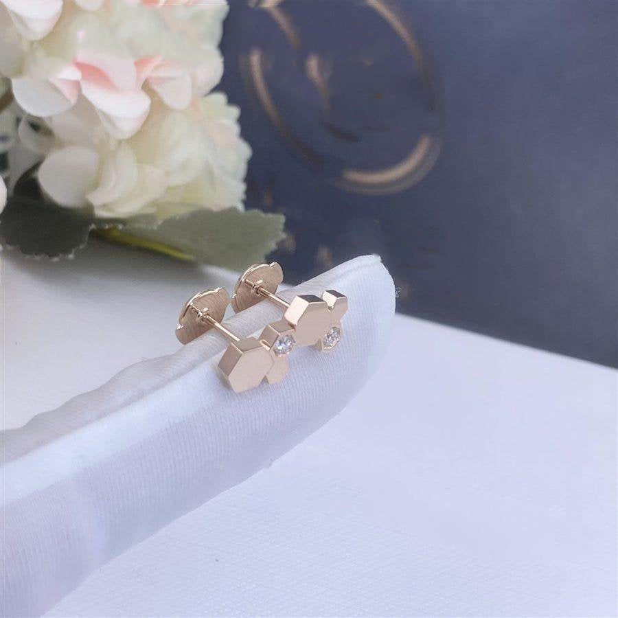 [Angela Schmuck] BEE LOVE ROSÉGOLD DIAMANT OHRRINGE