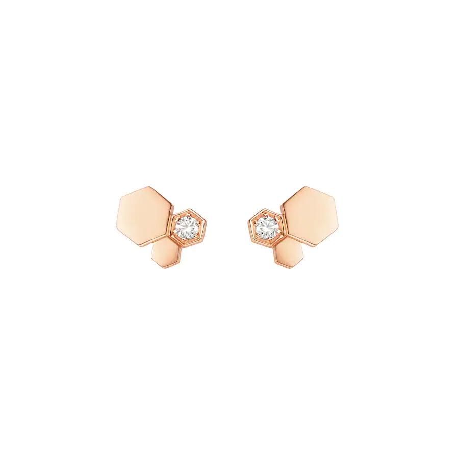 [Angela Schmuck] BEE LOVE ROSÉGOLD DIAMANT OHRRINGE