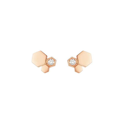 [Angela Schmuck] BEE LOVE ROSÉGOLD DIAMANT OHRRINGE