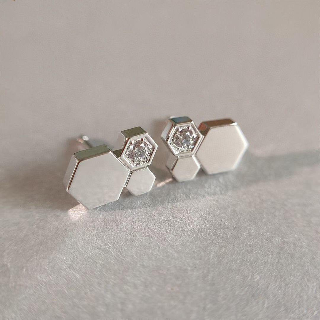 [Angela Schmuck] BEE LOVE SILBER DIAMANT OHRRINGE