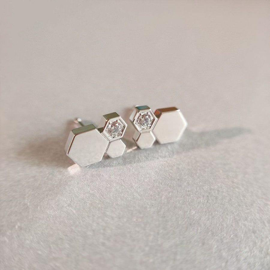 [Angela Schmuck] BEE LOVE SILBER DIAMANT OHRRINGE
