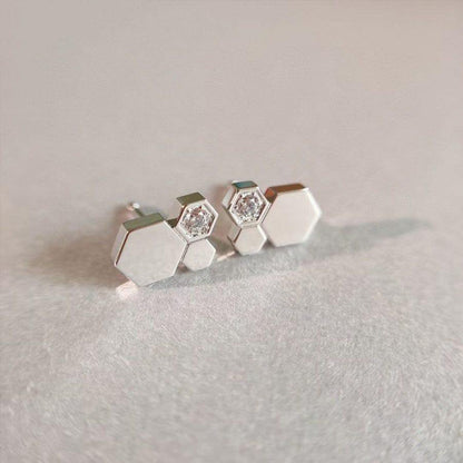 [Angela Schmuck] BEE LOVE SILBER DIAMANT OHRRINGE