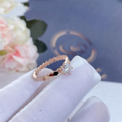 [Angela Schmuck] BIENENLIEBE RING ROTGOLD 1 DIAMANT