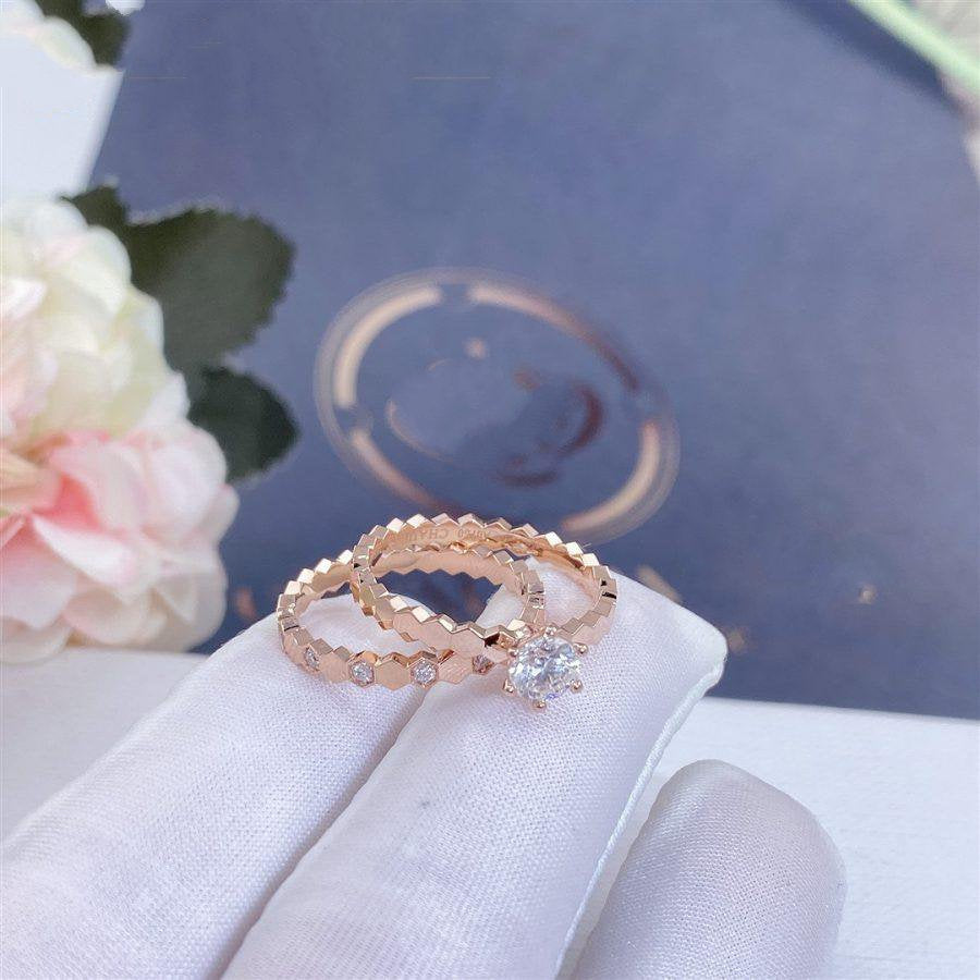 [Angela Schmuck] BIENENLIEBE RING ROTGOLD 1 DIAMANT