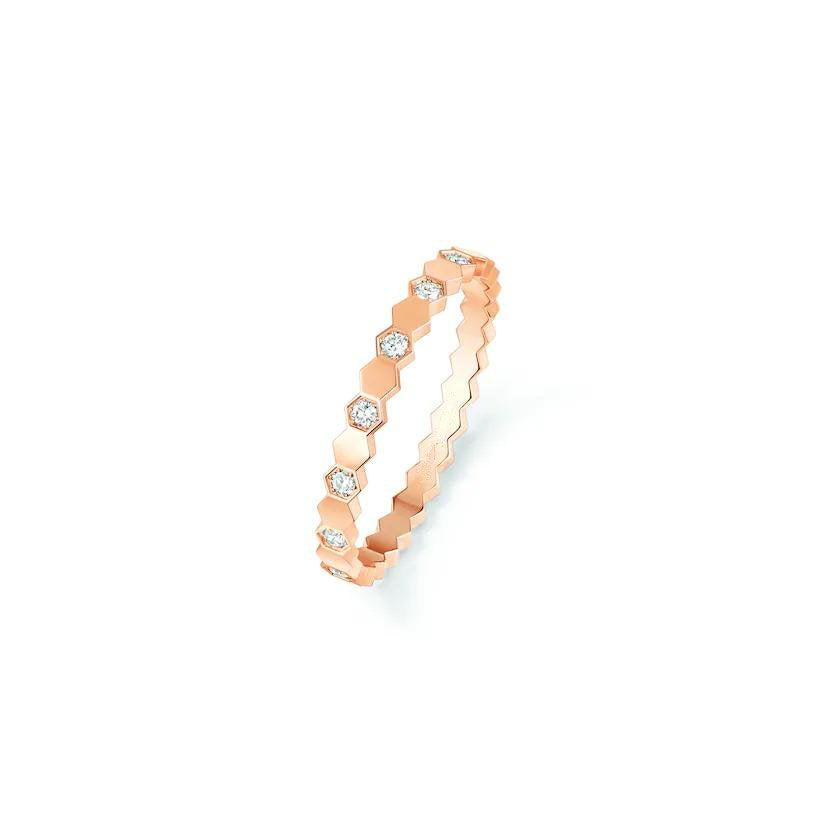 [Angela Schmuck] BIENENLIEBE RING ROSA GOLD DIAMANT