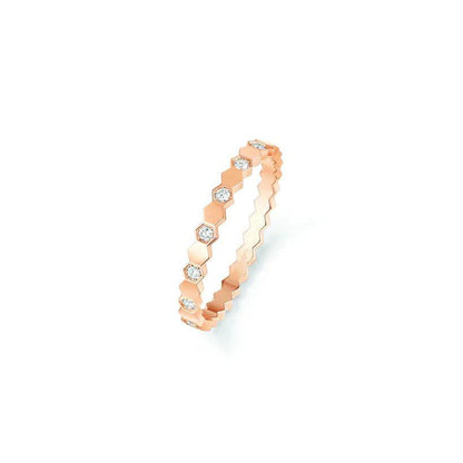 [Angela Schmuck] BIENENLIEBE RING ROSA GOLD DIAMANT