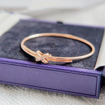 [Angela Jewellery]JEUX DE ARMBAND ROTGOLD DIAMANTEN