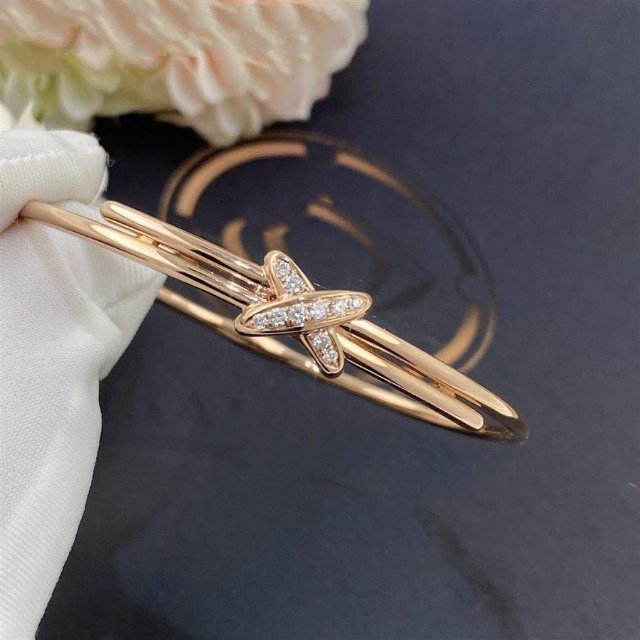 [Angela Jewellery]JEUX DE ARMBAND ROTGOLD DIAMANTEN