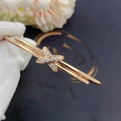 [Angela Jewellery]JEUX DE ARMBAND ROTGOLD DIAMANTEN