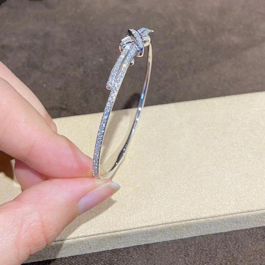 [アンジェラ ジュエリー]JEUX DE ブレスレット ダイヤモンド シルバー