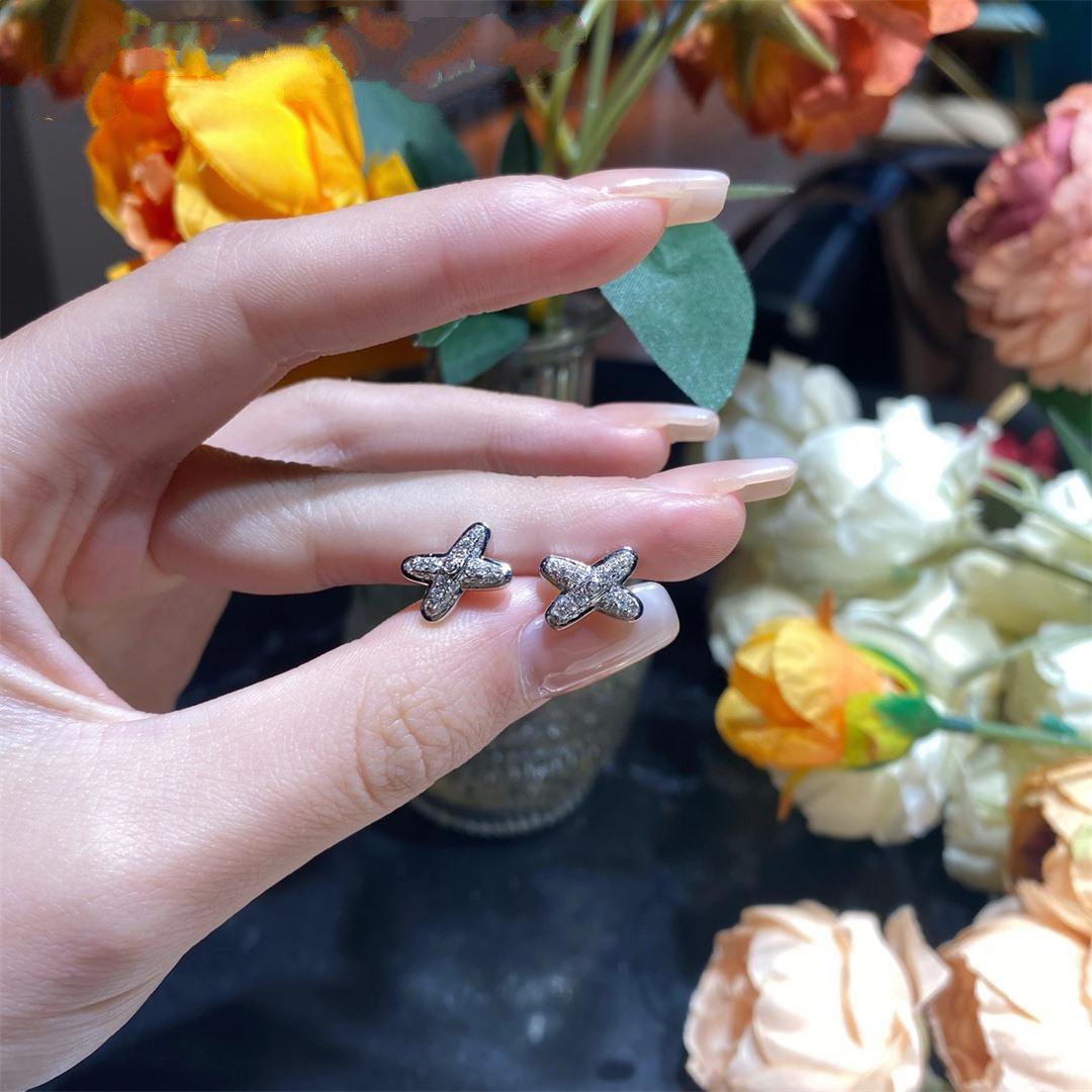 [Angela Jewellery]JEUX DE SILVER DIAMOND OHRRINGE