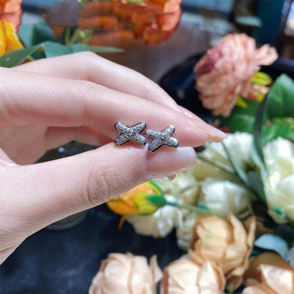 [Angela Jewellery]JEUX DE SILVER DIAMOND OHRRINGE