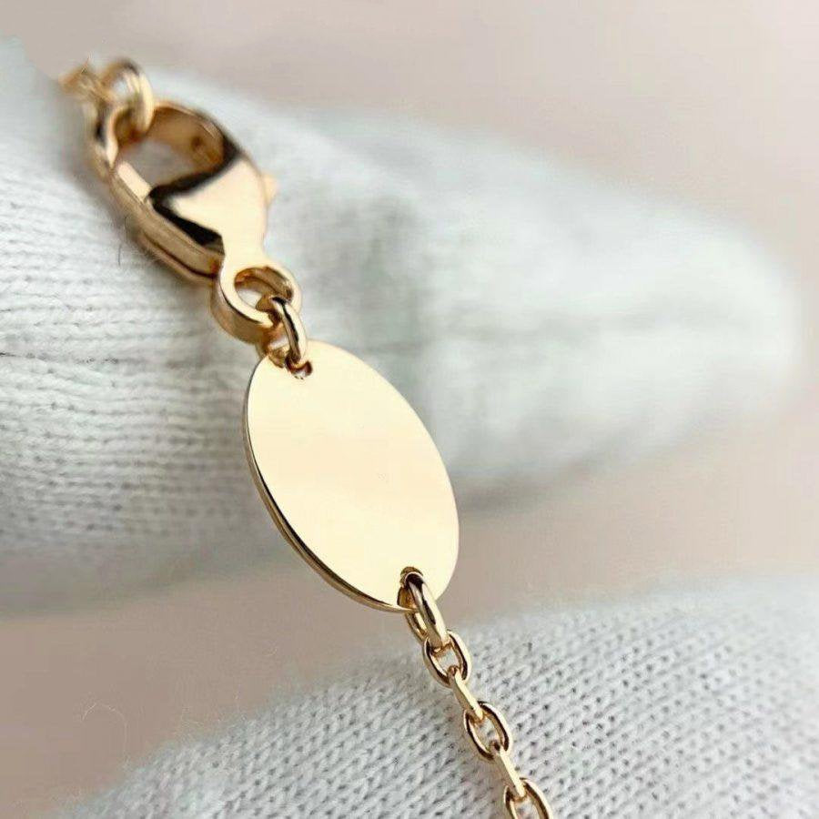 [Angela Jewellery]JEUX DE BRACELET MALACHIT ROTGOLD DIAMANTEN