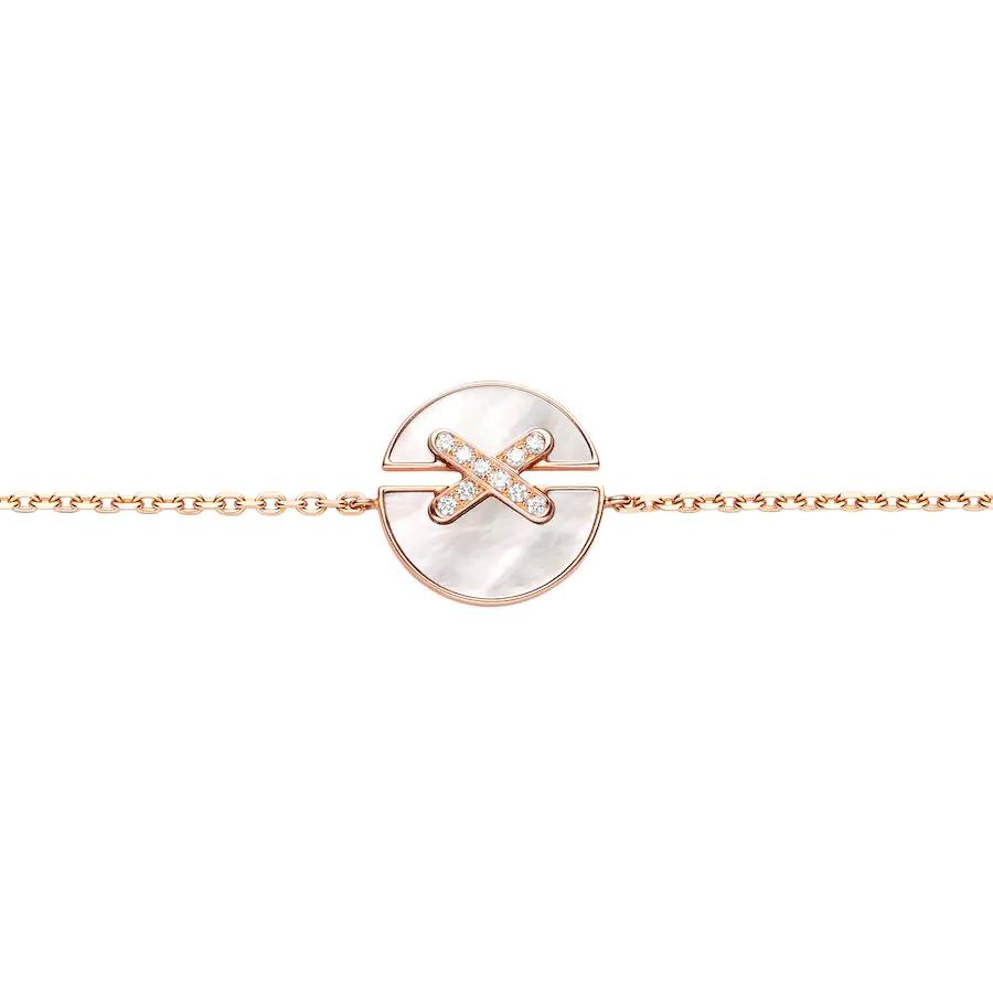 [Angela Jewellery]JEUX DE BRACELET MOP ROSÉGOLD DIAMANTEN