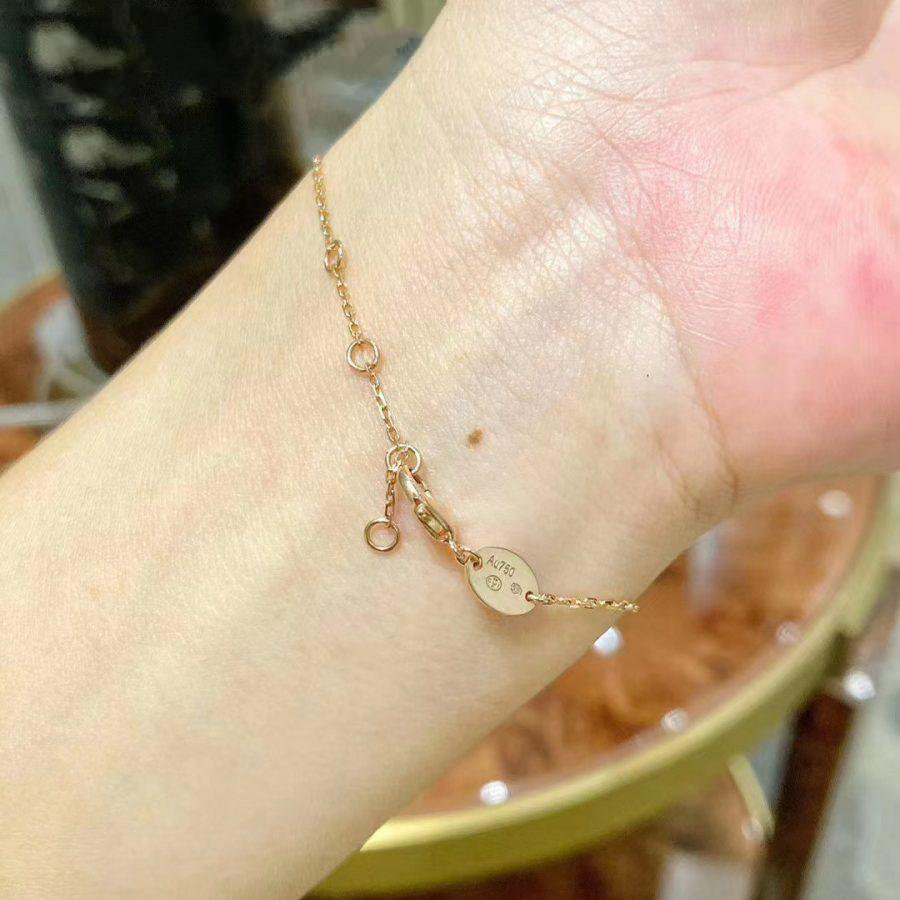 [Angela Jewellery]JEUX DE BRACELET MOP ROSÉGOLD DIAMANTEN
