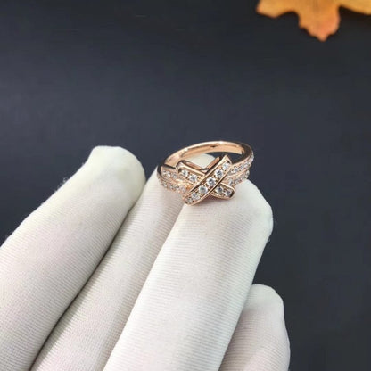 [Angela Jewellery]JEUX DE RING ROSA GOLD DIAMANT